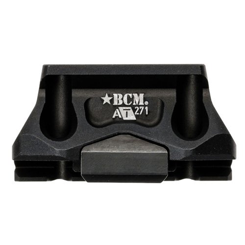 LOWER 1/3 COWITNESS A/T OPTIC MOUNT - BLACK, TRIJICON MRO by Bravo Company Mfg / BCM