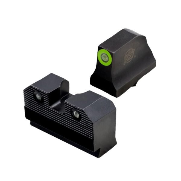 XS Sight Systems R3D 2.0 Suppressor Height Night Sights for Glock 20/21/29/30/30S/37/41 Green Front with Black Rear by XS…