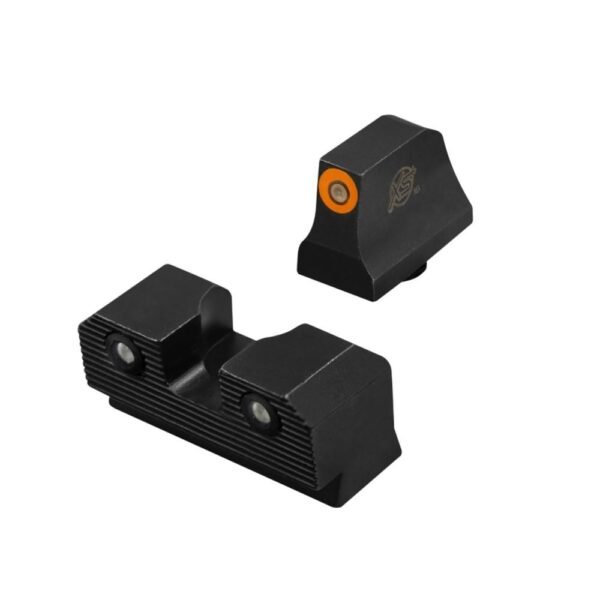 XS Sight Systems R3D 2.0 Suppressor Height Night Sights for Glock 20/21/29/30/30S/37/41 Orange Front with Black Rear by XS…