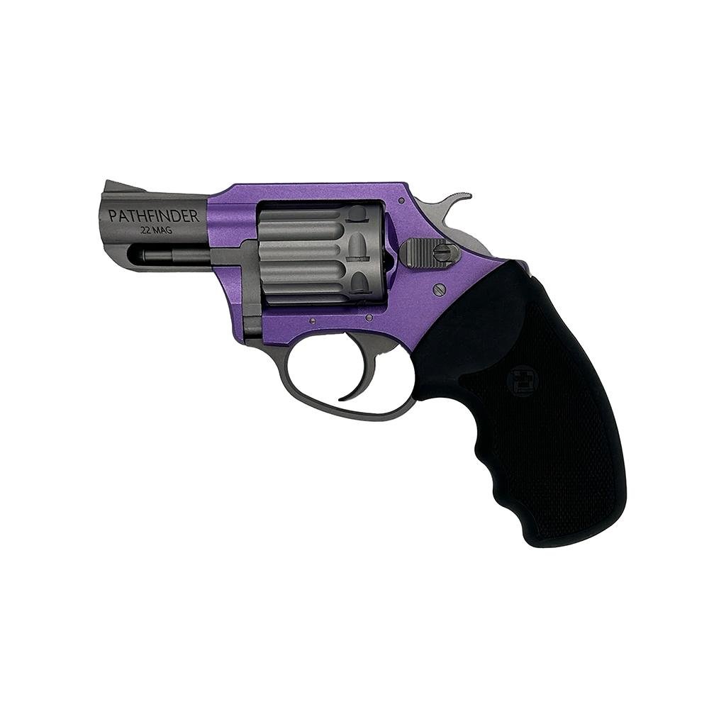 Charter Arms Pathfinder Lavender Lady .22 WMR 6rd Capacity 2" Barrel Lavender with Black Grip
