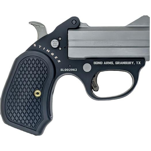 Stinger FireBall Derringer .38 Spl 2rd Capacity 3" Matte Stainless Barrel Aluminum Frame B6 Grips by Bond Arms