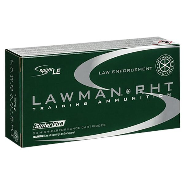 Speer Lawman Handgun Ammunition .45 Auto 155gr RHT Frangible 1130 fps 50/ct by CCI Ammunition