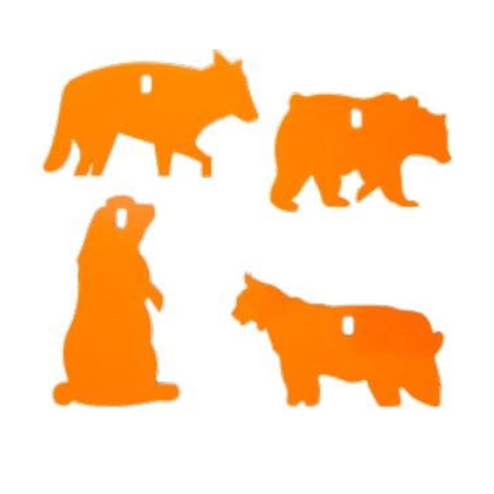 Impact Steel 4-Pack Animal Targets Rimfire by Champion
