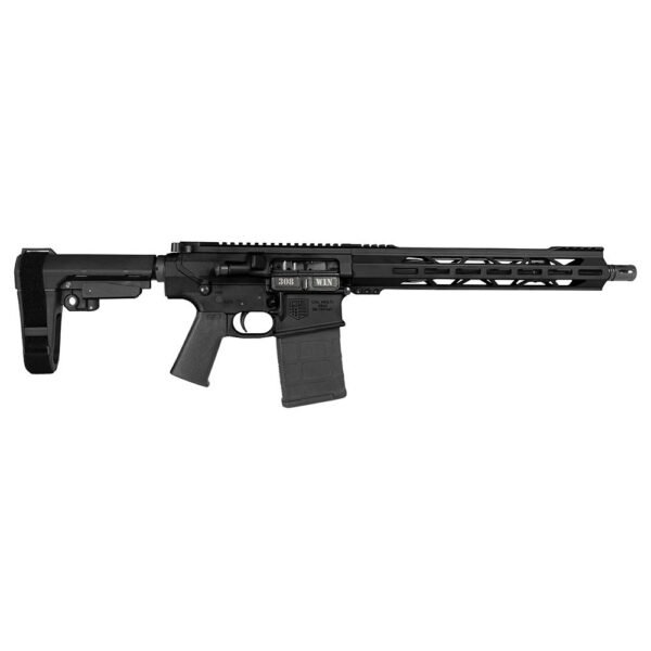 Diamondback DB10 Handgun .308 Win 20rd Magazine 13.5" 5/8x24 Threaded Barrel Black with SBA3 Brace by Diamondback Firearms