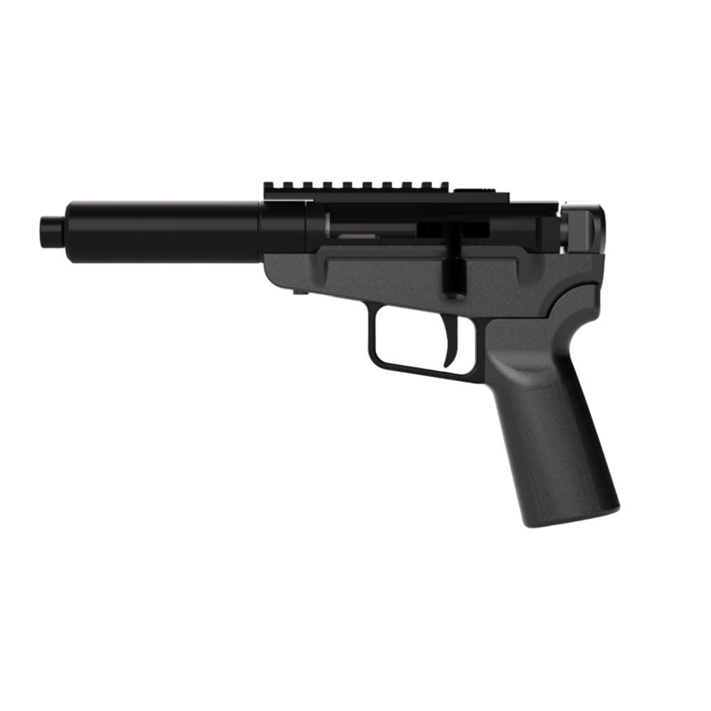 Dark Mountain Stowaway Handgun 5.7x28mm Single Shot 5" 1/2x28 Threaded Barrel Black by Dark Mountain Arms LLC