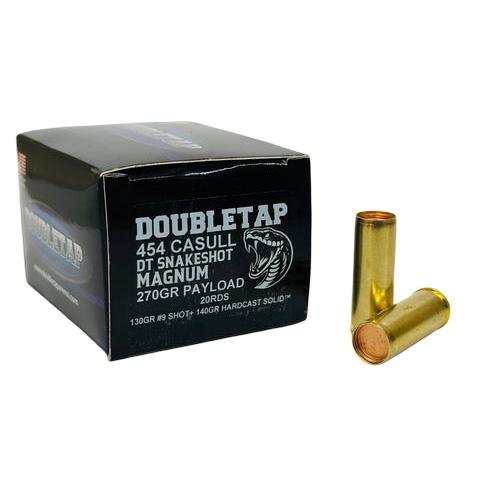 Double Tap DT SnakeShot Handgun Ammunition 454 Casull 270gr Snake Shot 1300 fps 20/ct by Double Tap Ammunition