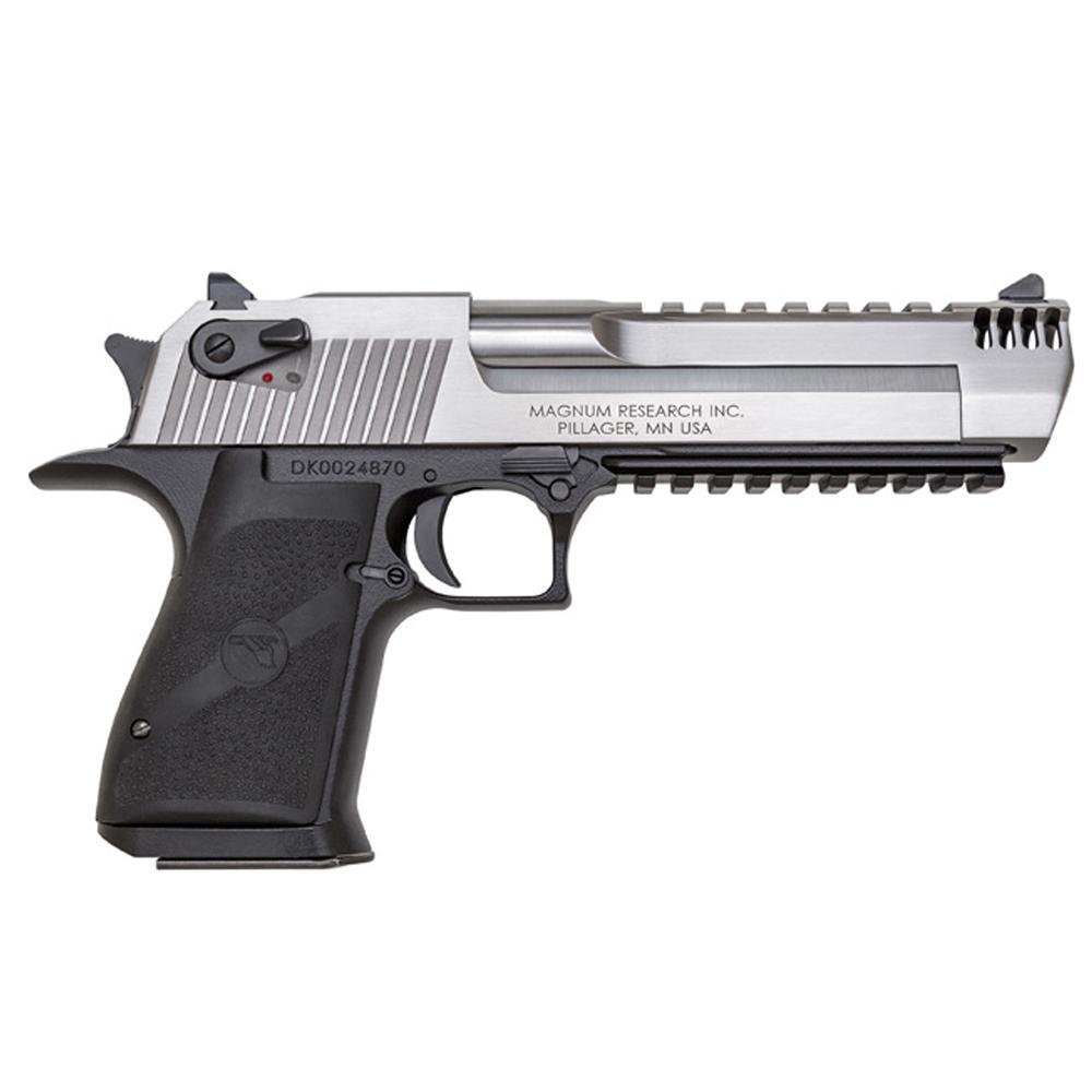 Desert Eagle L6 Handgun .357 Mag 9rd Magazine 6" Barrel Silver Slide with Black Frame by Magnum Research