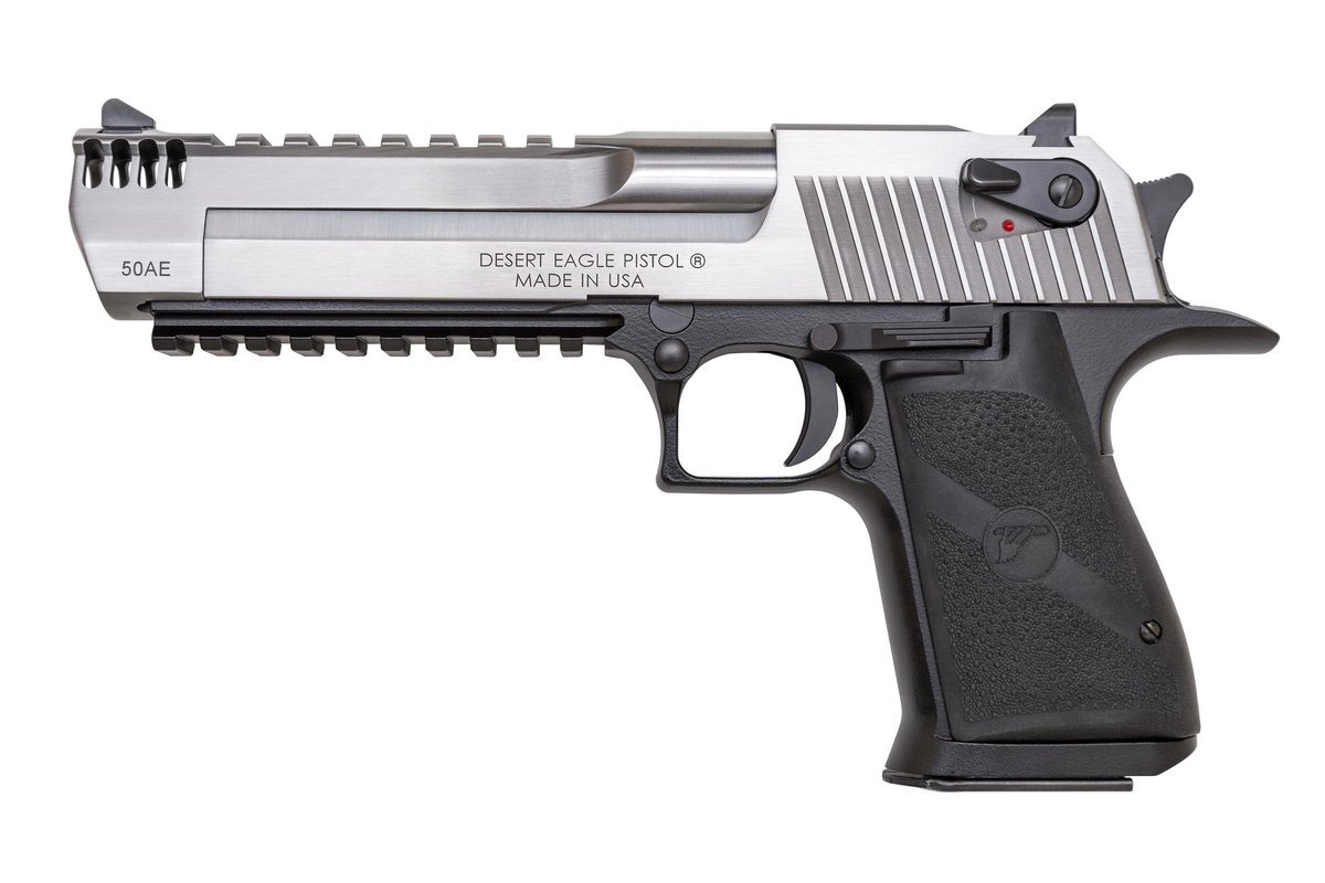 DESERT EAGLE .50AE 6" PISTOL 7RD MARK XIX BLACK ALUM FRAME STS SLIDE by Magnum Research