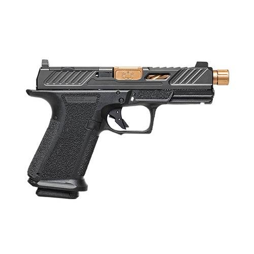 Shadow Systems MR920 Elite Optic Ready Handgun 9mm Luger 10rd Magazines(2) 4.5" Threaded Bronze Barrel Night Sights MA…