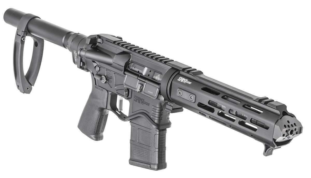 Springfield SAINT Edge EVAC Rapid Takedown Pistol 5.56m 20rd Magazine 7.5" Barrel w/Brace by Springfield Armory