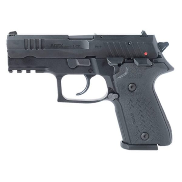 Arex Zero 1 Compact Handgun 9mm Luger 15rd Magazines(2) 3.85" Barrel Black by Global Ordnance