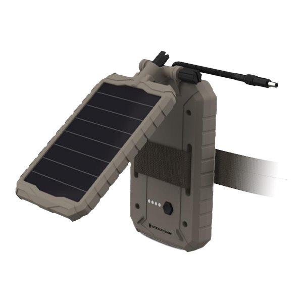 StealthCam Solar Power Panel 3000 Mah 10ft Insulated Metal Cable USB Port by Gsm