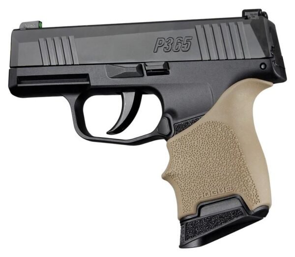 HandAll Beavertail Grip Sleeve Sig Sauer P365 Flat Dark Earth by Hogue