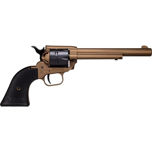 Heritage Rough Rider Handgun .22 LR 6rd Capacity 6.5" Barrel Polymer Black Burnt Bronze Cerakote by Heritage Arms