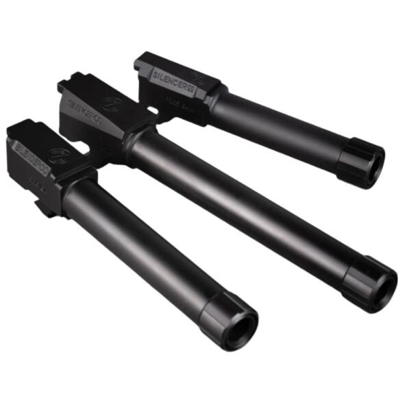 SilencerCo Threaded Barrel for S&W M&P Shield 9mm Luger 1/2x28 3.5" Black by Silencer Co