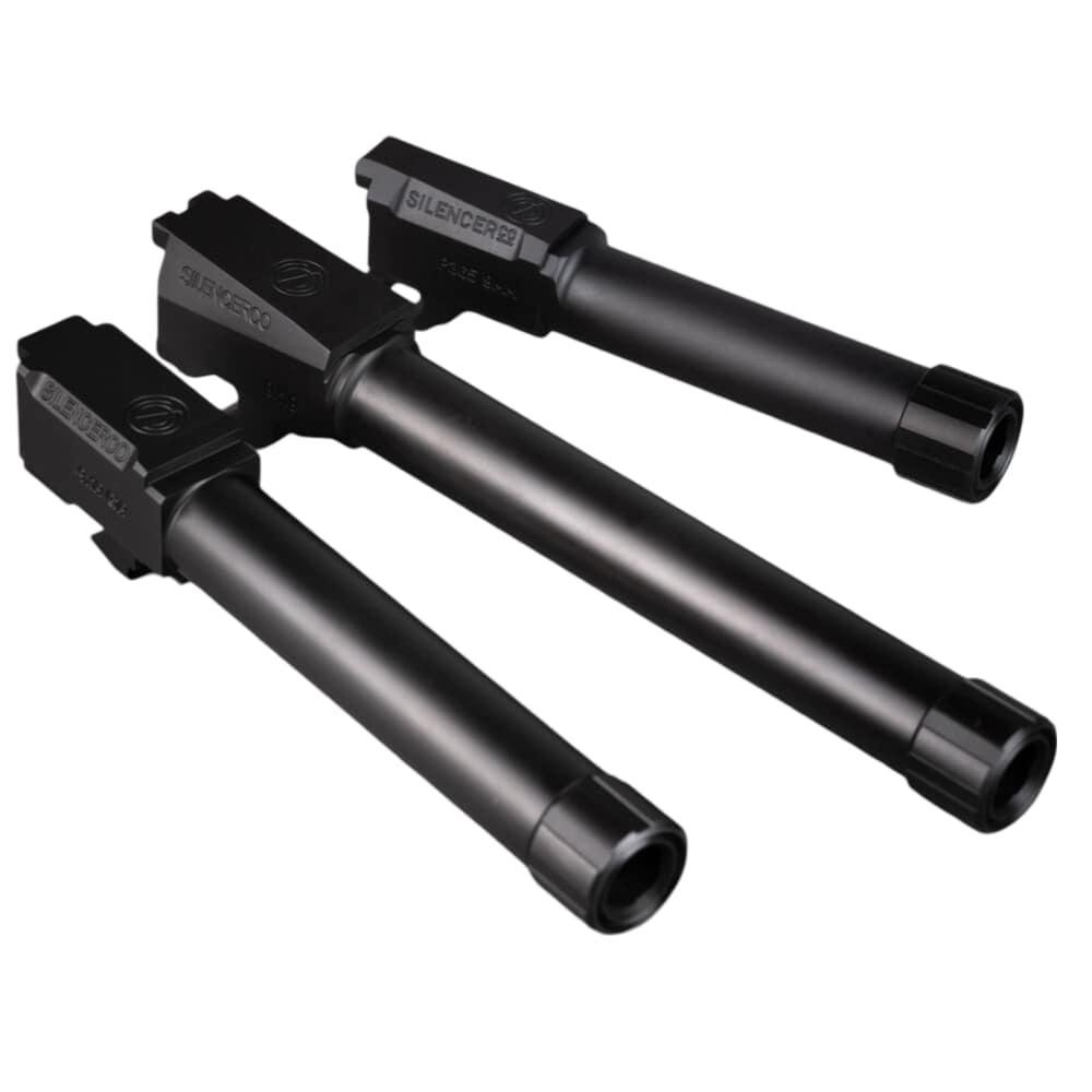 SilencerCo Threaded Barrel for Sig P320 Compact 9mm Luger 1/2x28 4.5" Black by Silencer Co