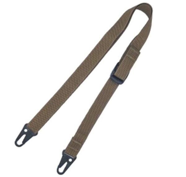 TacShield Sport Ridge 2 Point Rifle Sling 1" Wide HK Snap Hooks Coyote Brown by Military Products