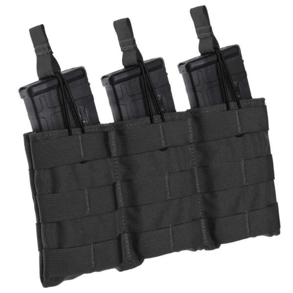 TacShield Triple Speed Load Rifle Molle Pouch-Black by Military Products