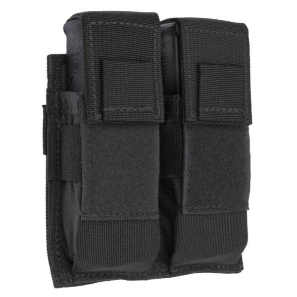 TacShield Double Universal Pistol Molle Pouch Black by Military Products