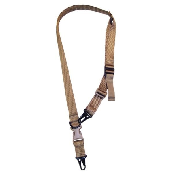 TacShield Warrior 2n1 Padded Sling with HK Snap Hook 1.25" Coyote by Military Products