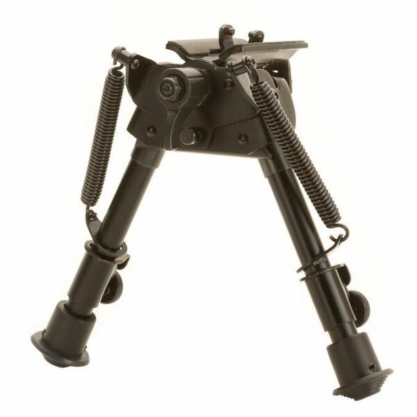TacShield Heavy Duty Bi-pod Pivot Adjustable 6"-9" Matte Black by Military Products