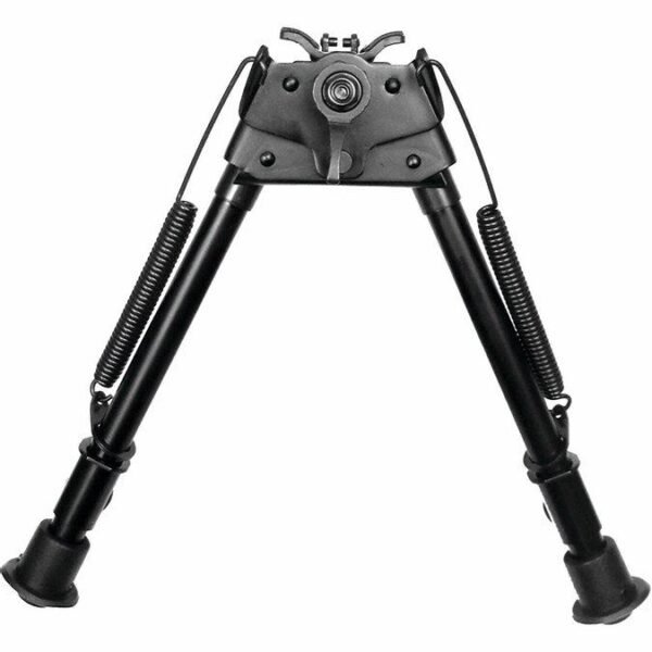 TacShield Heavy Duty Bi-pod Pivot Adjustable 9"-13" Matte Black by Military Products
