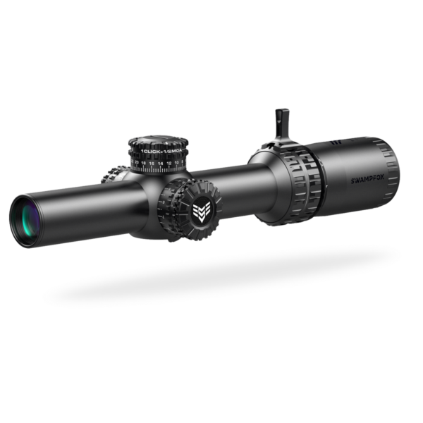 Swampfox Arrowhead LPVO Series Rifle Scope 1-10x24 30mm SFP Green IR MOA Black by 10 Ring Marketing / WRJ