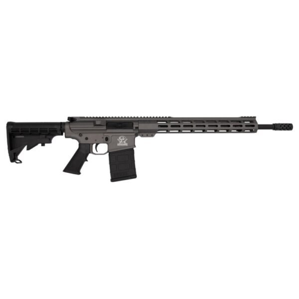 GLFA AR-15 Rifle .308 Win 10rd Magazine 18" Stainless Barrel 15" MLOK Rail Tungsten/Nitride Finish by Great Lakes