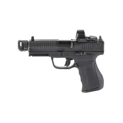 FMK 9C1 G3 Handgun 9mm Luger 14(1) &17(1)rd Magazines 4.5" Threaded Barrel Red Dot Black Frame by FMK Firearms