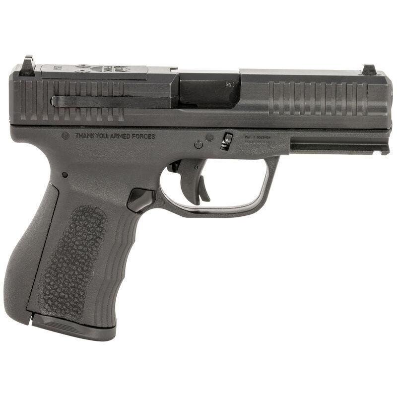 FMK Mach 9 Handgun 9mm Luger 10rd Magazine(1) 4" Barrel Optic Ready Black Frame by FMK Firearms