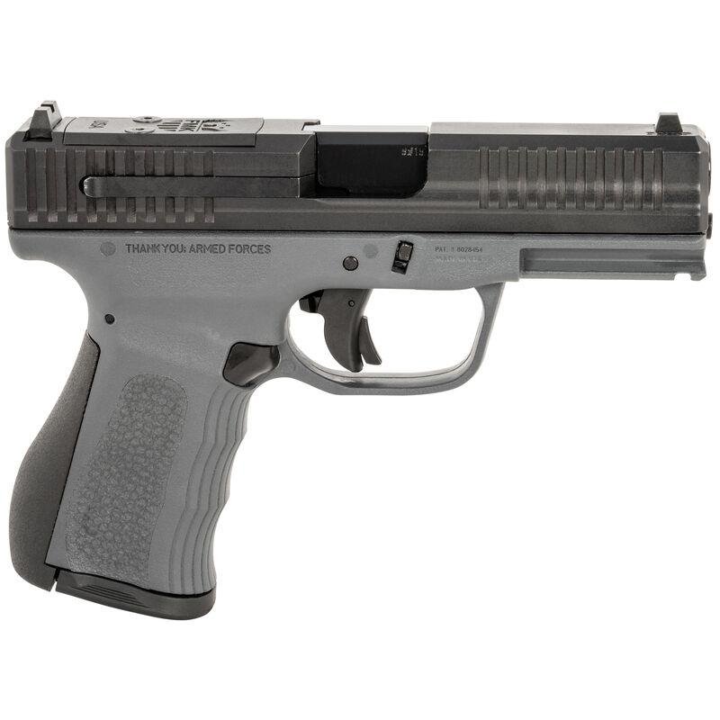 FMK Mach 9 Handgun 9mm Luger 10rd Magazine(1) 4" Barrel Optic Ready Dark Grey Frame by FMK Firearms