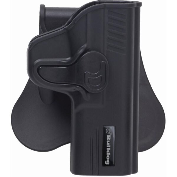 Bulldog Rapid Release Polymer Holster with Paddle Fits Ruger LCP & Keltec P-3AT Black RH by Bulldog Cases