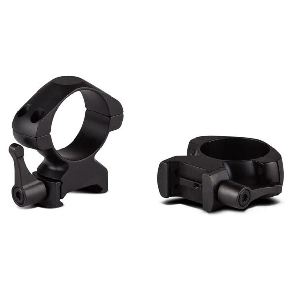 Konus 2-Piece Steel Riflescope Rings With Quick Release Lever 30mm High Matte Black