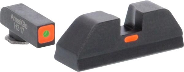 Green Tritium Outline Orange Square (non trit) REAR for Glock Gen 5 by Ameriglo