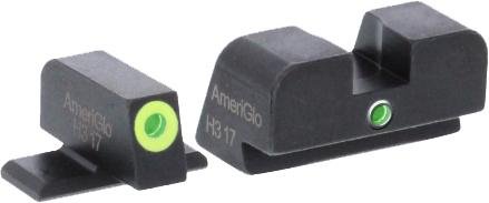Green Tritium Lime Green Lumi Outline/Green Single Dot for Sig #8 height by Ameriglo