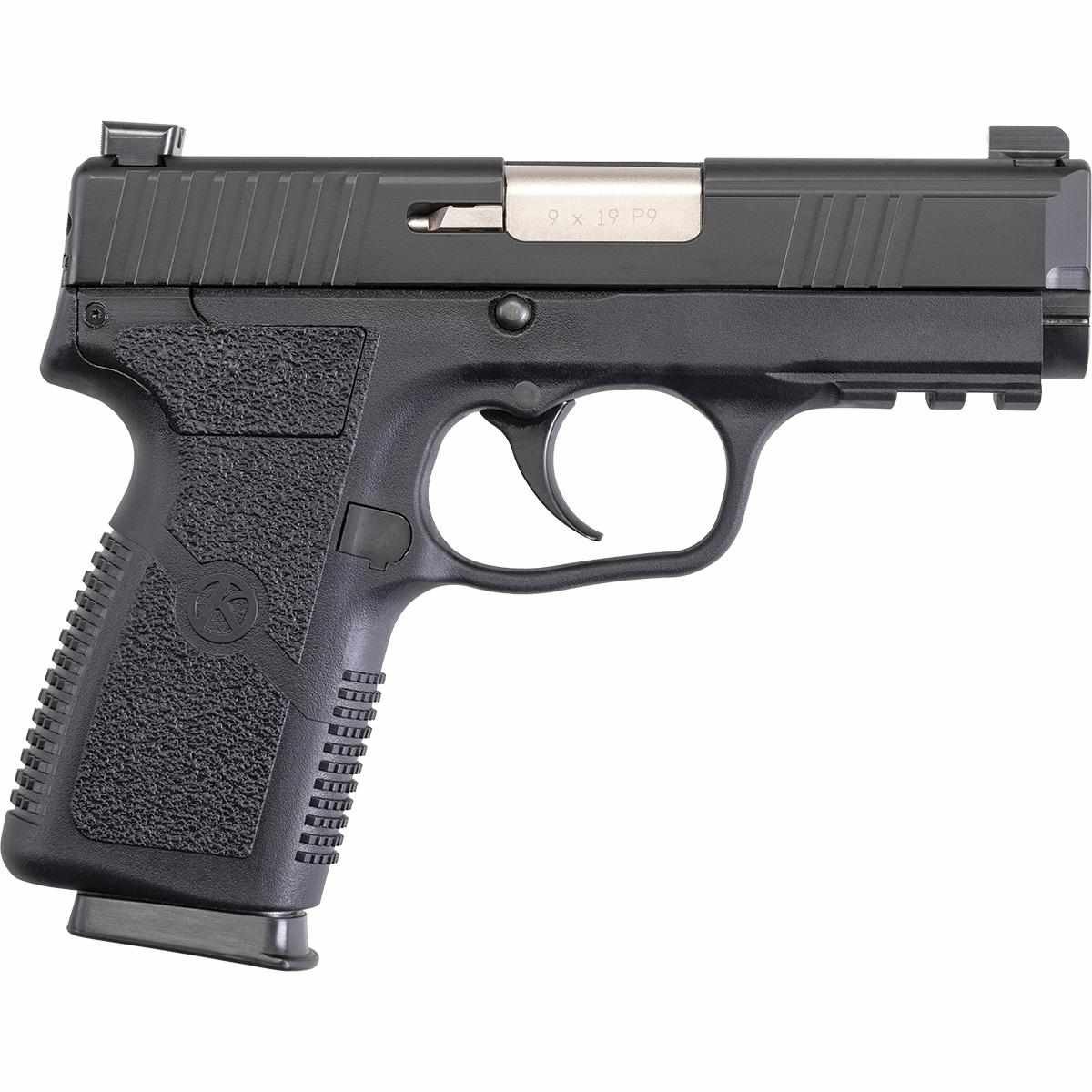 Kahr P9-2 Handgun 9mm Luger 7rd Magazines (2) 3.6" Barrel Black with TruGlo Night Sights by Kahr Arms