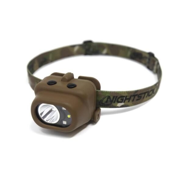 Nightstick Multi-Function Headlamp 210 Lumens White/Red/Green Lights FDE by Bayco