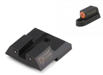 Perfect Dot NS Set w/Orange Front + Square Blk Rear for CZ-USA P-07 & P-09 by Night Fision