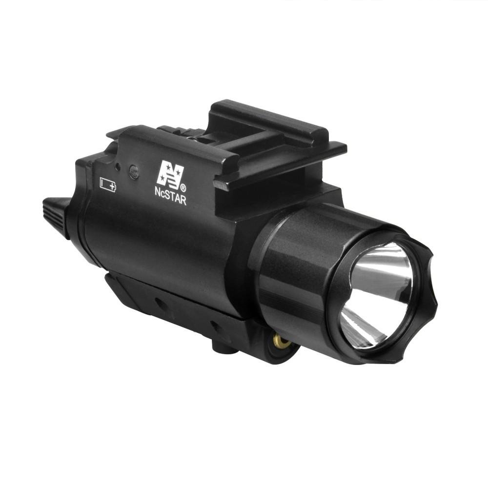 TACTICAL GREEN LASER SIGHT & 3W 150 LUMEN LED FLASHLIGHT W/WEAVER QR by NcSTAR