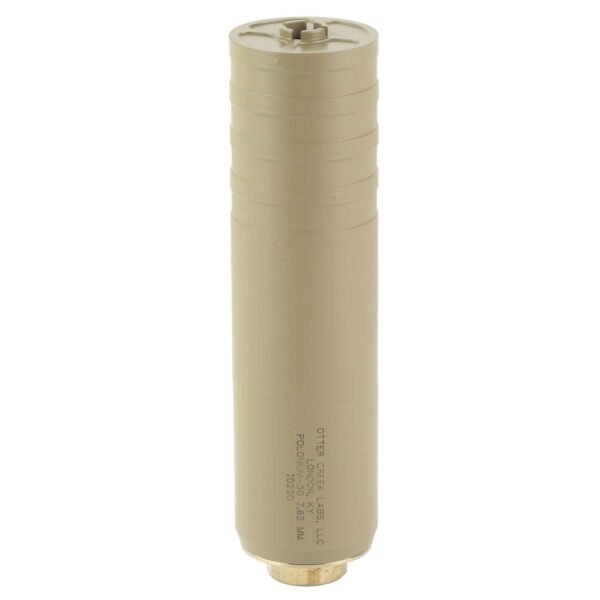Otter Creek Labs Polonium 30 Direct Thread Suppressor 7.62 Cal 1.62 Diameter 5.8" Length FDE