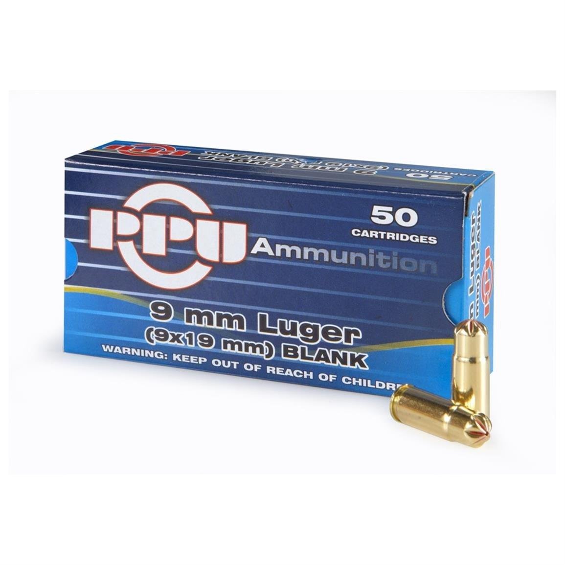 PPU Blanks 9mm Luger 50/ct by TRZ Trading