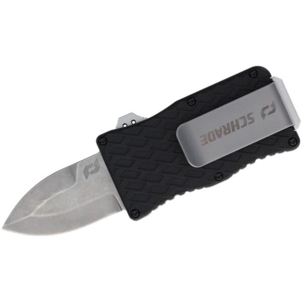 Schrade Uproar Tactical Mini D/A OTF Knife 1 9/10" Blade Black by Battenfeld