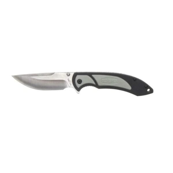 Old Timer Trail Boss Drop Point Folder 3 1/2" Blade Black by Battenfeld