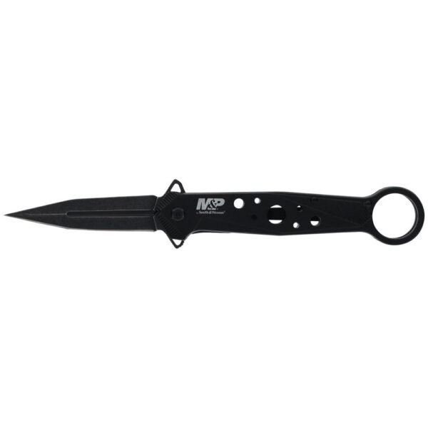 Smith & Wesson M&P Folding Knife Dagger Blade Black by Battenfeld