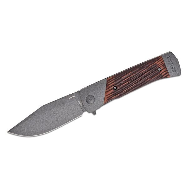 Old Timer Frontier Manual Folding Knife 3-1/2" Clip Point Blade Rosewood by Battenfeld