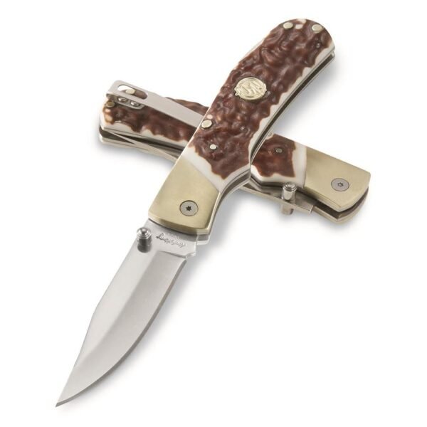 Uncle Henry Next Gen 7UH Folding Knife 3-4/5" Clip Point Blade Staglon Box by Battenfeld