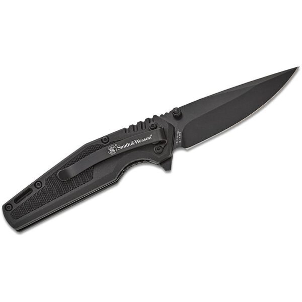 Smith & Wesson SWAT Assisted Folding Knife 3" Drop Point Blade Black Box by Battenfeld