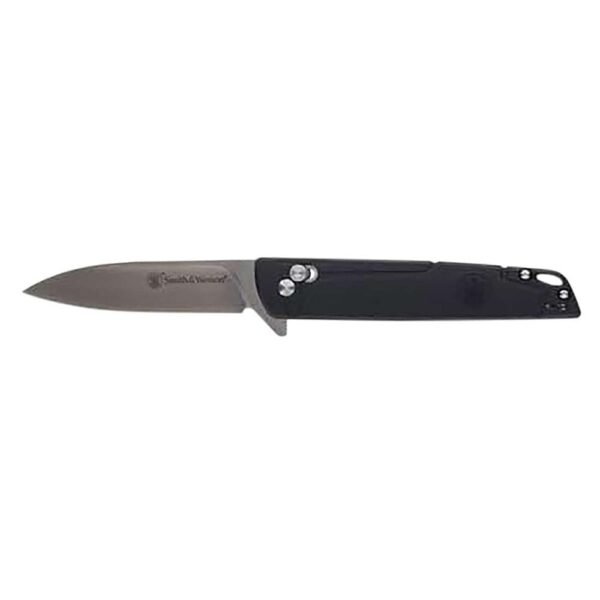 Smith & Wesson Special Ops EDC Folding Knife 3-3/10" Drop Point Blade Black by Battenfeld
