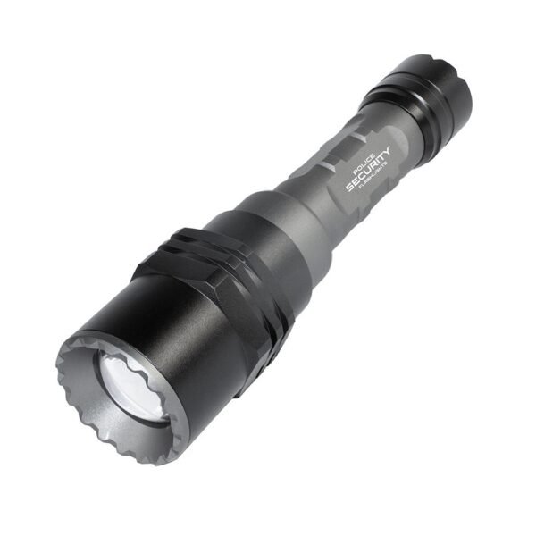 Police Security Flashlights Long Throw Flashlight 700 Lumens Black 1/3 Mile by LB Marketing