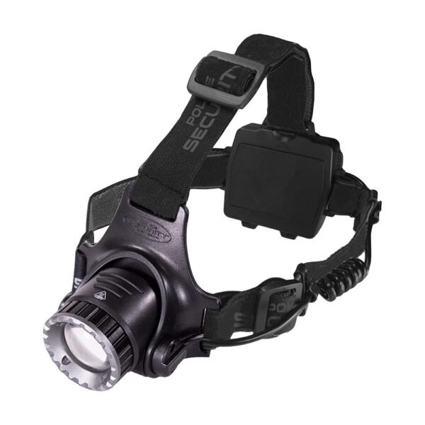 Police Security Flashlights Long Throw Headlamp 500 Lumens Black by LB Marketing